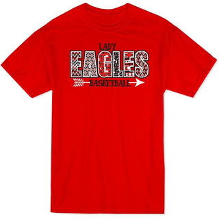 Basketball - Lady Eagles Aztec Letters