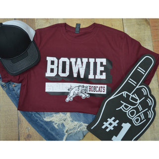 Bowie Bobcats - Shadow Stripe T-Shirt