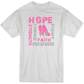 Cancer - Hope,Faith,Strength with Stilettos