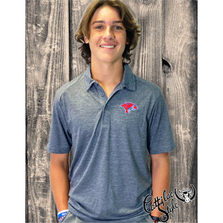 Cooper Cougars - Heather Polo Shirt