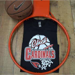 Clack Cardinals - Basketball T-Shirt