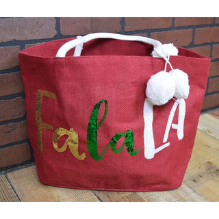 FaLaLa Christmas Dazzle Tote Bag