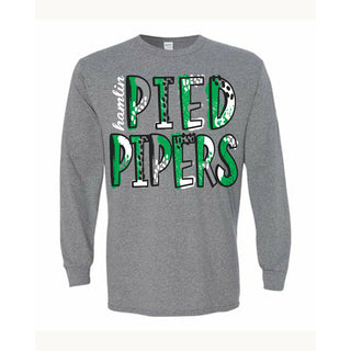 Hamlin Pied Pipers - Splatter Long Sleeve T-Shirt
