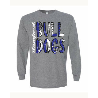 Stamford Bulldogs - Splatter Long Sleeve T-Shirt